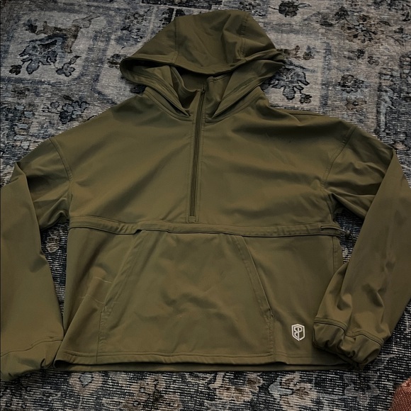 Born Primitive Jackets & Blazers - Born Primitive Olive Green Hooded Jacket